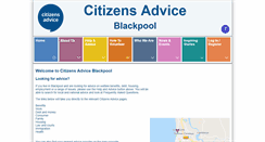 Desktop Screenshot of blackpoolcab.org.uk